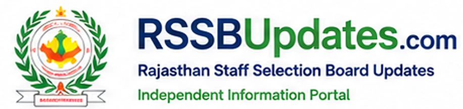 RSSBUpdates.com - Rajasthan Staff Selection Board Updates - Independent Information Portal